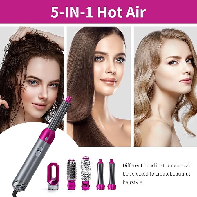 Bloomify™ Hot Hair Brush 5 in 1 – فرشاة الشعر الساخنة 5 في 1